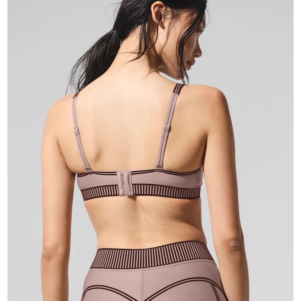 ALO Yoga AIRLIFT LINE UP BRA - TAUPE